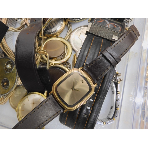 899C - A large collection of costume jewellery and watches to include a BMW ICE watch, in original packagin... 