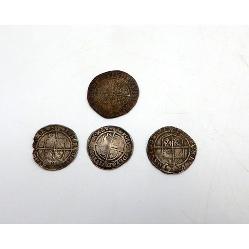 561 - 1569 ELIZABETH I SIXPENCE and an Elizabeth I groat (4)