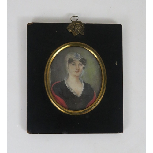 2598A - A GROUP OF SIX C19TH PORTRAIT MINIATURESIvory declaration reference - 40GAQM6G (6)... 