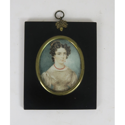 2598A - A GROUP OF SIX C19TH PORTRAIT MINIATURESIvory declaration reference - 40GAQM6G (6)... 