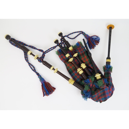 2616 - A SET OF MINIATURE/PARLOUR PIPES, ATTRIBUTED TO THE WORKSHOP OF PIPE MAJOR ROBERT REIDCirca-1930s, w... 