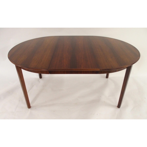 2100 - A CIRCA 1960S JOHANNES ANDERSEN FOR BERNHARD PEDERSEN & SON OF DENMARK ROSEWOOD CIRCULAR EXTENDI... 