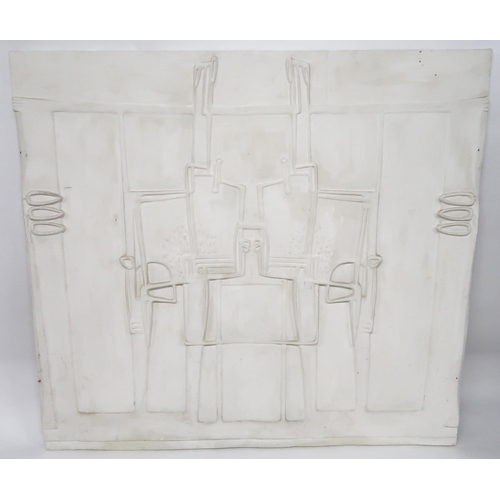 2121 - AFTER CHARLES RENNIE MACKINTOSH A 20TH CENTURY RESIN CAST FROM AN ORIGINAL PLASTER CAST FOR A DECORA... 