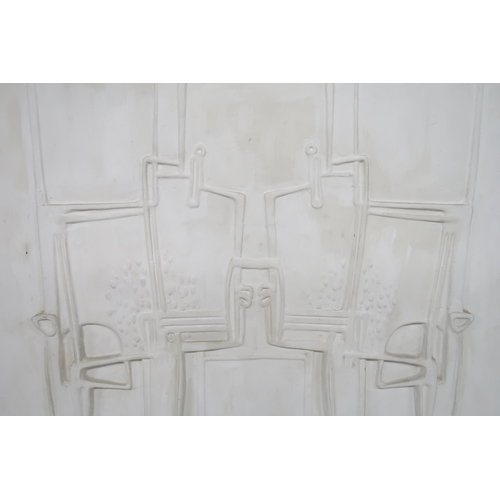 2121 - AFTER CHARLES RENNIE MACKINTOSH A 20TH CENTURY RESIN CAST FROM AN ORIGINAL PLASTER CAST FOR A DECORA... 