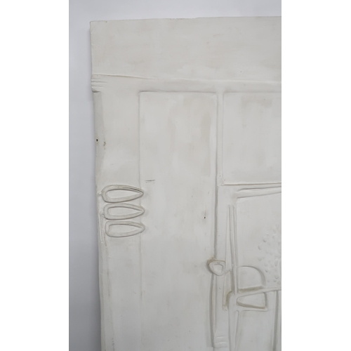 2121 - AFTER CHARLES RENNIE MACKINTOSH A 20TH CENTURY RESIN CAST FROM AN ORIGINAL PLASTER CAST FOR A DECORA... 