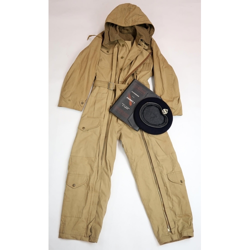 2664 - A WW2 1944-DATED BRITISH TANK CREW'S WINTER OVERSUIT OR 