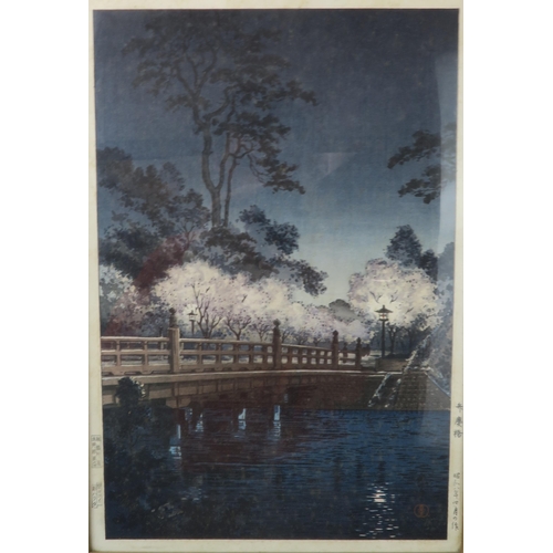 2369 - TSUCHIYA KOITSU (1870-1949)An oban tate-e woodblock print entitled Benkeibashi (Benkei Bridge), publ... 