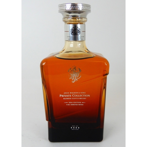 2674 - JOHN WALKER & SONS Johnnie Walker private collection 2016 edition blended scotch whisky... 