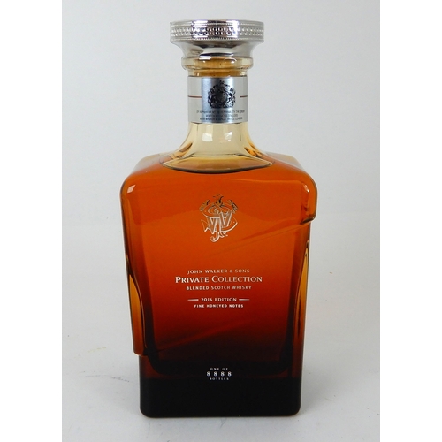 2675 - JOHN WALKER & SONS Johnnie Walker private collection 2016 edition blended scotch whisky... 