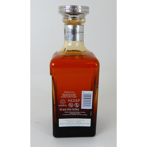 2675 - JOHN WALKER & SONS Johnnie Walker private collection 2016 edition blended scotch whisky... 