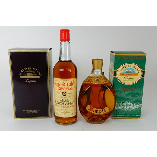 2679 - ROUND TABLE RESERVE 8 YEAR OLD Rare blended malt scotch whisky bottled by J & G Grant circa 1970... 