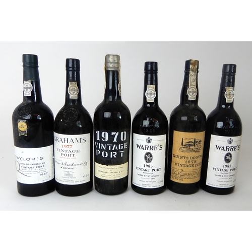 2680 - QUINTA DO NOVAL PORT VINTAGE 1978Warre's port vintage 1983, Taylor's port vintage 1987, Graham's por... 