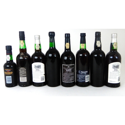 2683 - DOW'S 1963 VINTAGE PORT Dow's 1980 vintage Port, Noval 10 year old tawny Port, Offley Boa Vista L.B.... 