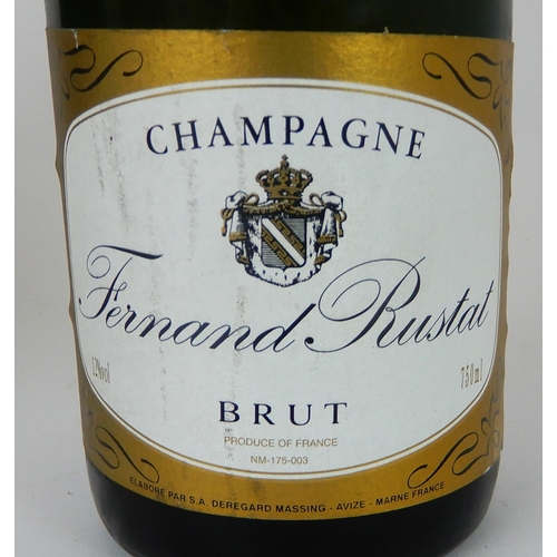 2686 - CHAMPAGNE DE VALENCAY BRUT TRADITION Champagne Fernand Rustat brut and Martini brut (7)... 