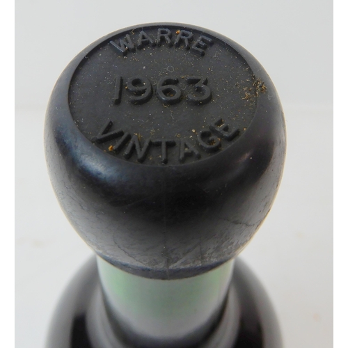 2688 - WARRE VINTAGE PORT 1963 Selected and bottled by Grants of St. James's Limited, London S.W.1... 