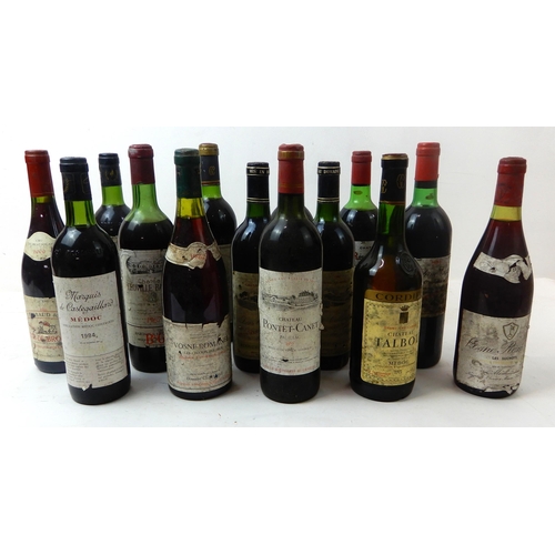 2691 - CHATEAU PONTET CANET PAULIAC 1977CHATEAU LEOVILLE BARTON 1967, VOSNE ROMANEE LES CHAMPS PERDIX 1982,... 