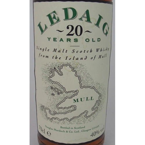 2696 - LEDAIG 20 YEAR OLD MULL ISLAND SINGLE MALT WHISKY BOTTLED BY DOUGLAS MURDOCH CO LTD 70CL... 