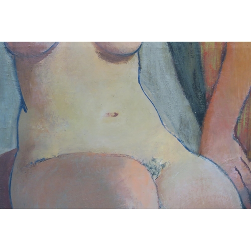 2934 - WILLIAM CROSBIE RSA RGI (1915-1999)NUDE WITH NECKLACEOil on canvas, signed upper right, 127 x 102cm ... 