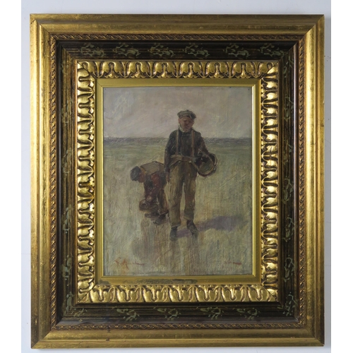 2942 - *WITHDRAWN*DAVID GAULD RSA (SCOTTISH 1867-1936)WORKING BOYS Oil on canvas, signed lower left, dated ... 