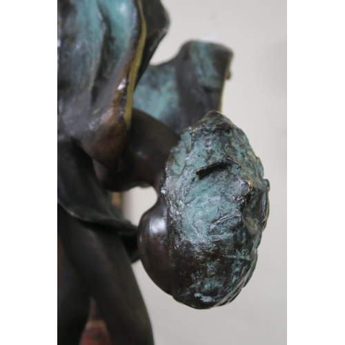 2949A - WU CHING JU (CHINESE b.1961)DANCER EMERGING Bronze, signed to base, inscribed, numbered (3/12),... 