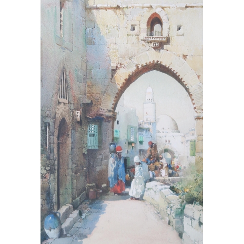 2960 - NOEL HARRY LEAVER (BRITISH 1889-1951)A CITY GATE - ARABIA Watercolour, signed lower left, 35 x 25cm ... 