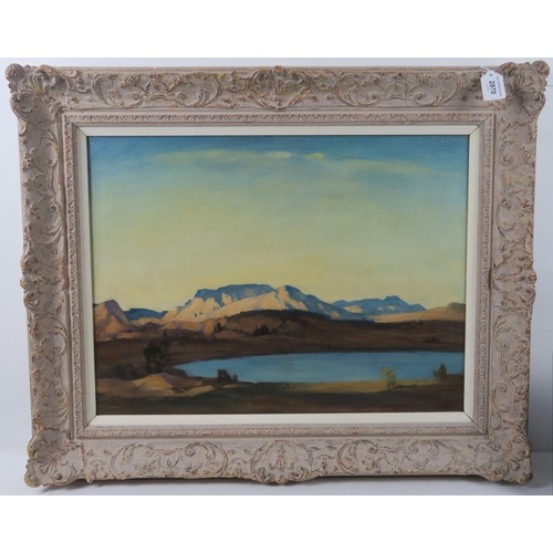 2970 - OSMOND PITTMAN (BRITISH 1874-1958)A HIGHLAND LOCHAN Oil on canvas panel, signed lower right, 44 x 59... 