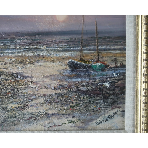 3009 - VALERIE FRASER RSW (SCOTTISH b.1933)EVENING SUN Oil/mixed media on board, signed lower right, 1... 