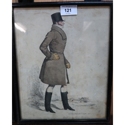 121 - A lot of three framed prints of gentlemen (3)