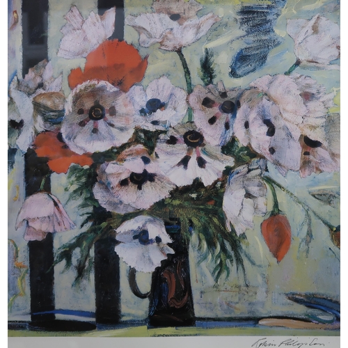 1035 - ROBIN PHILIPSON (1916-1992)PINK POPPIES Print multiple, signed lower right, 42 x 42cm Toge... 