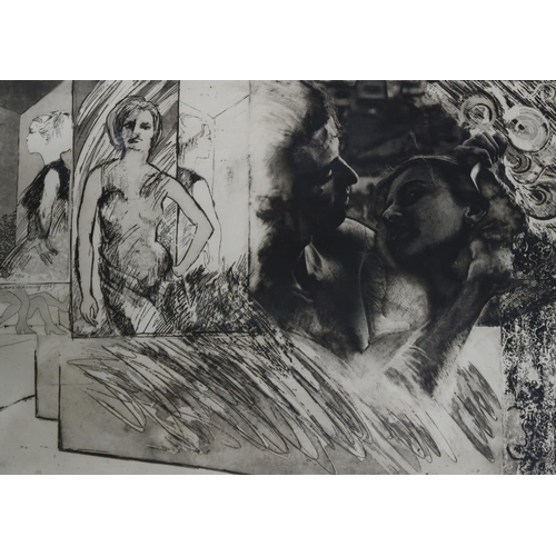 1053 - LAURA VOLKERDING (AMERICAN 1939-1996)DREAM FRAGMENT Etching, signed, inscribed, numbered (20/20... 