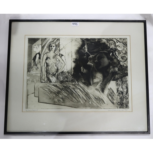 1053 - LAURA VOLKERDING (AMERICAN 1939-1996)DREAM FRAGMENT Etching, signed, inscribed, numbered (20/20... 