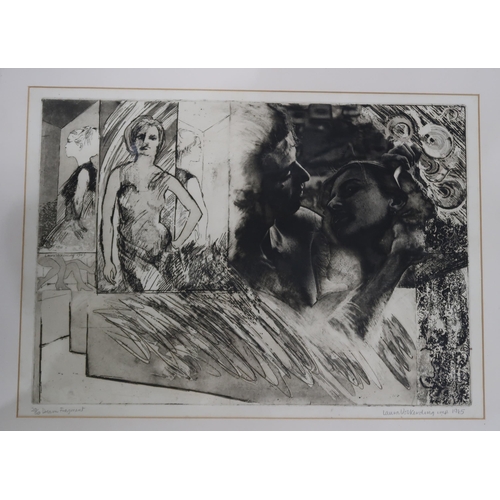 1053 - LAURA VOLKERDING (AMERICAN 1939-1996)DREAM FRAGMENT Etching, signed, inscribed, numbered (20/20... 