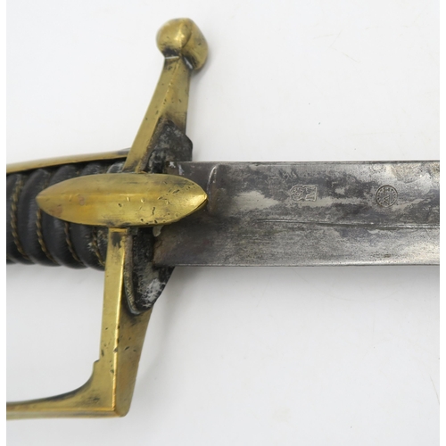 529 - A reproduction French Napoleonic Imperial Guard Light Cavalry sabre, the blade measuring approx. 86c... 