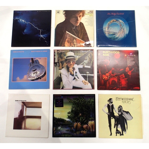 645 - VINYL LP RECORDS a box of prog rock and rock vinyl LP records with Neil Young, The Yardbirds, Renais... 