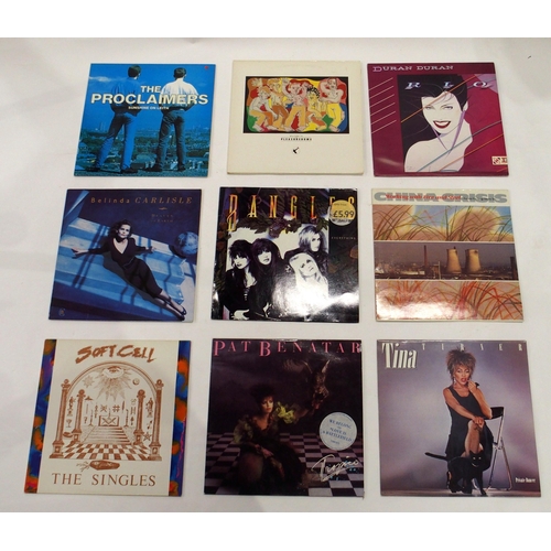 646 - VINYL LP RECORDS with The Stranglers, Cheap Trick, Squeeze, Supertramp, Blondie, The Dream Academy, ... 