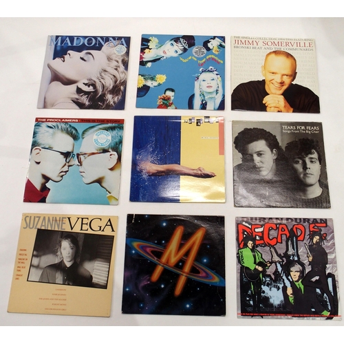 646 - VINYL LP RECORDS with The Stranglers, Cheap Trick, Squeeze, Supertramp, Blondie, The Dream Academy, ... 