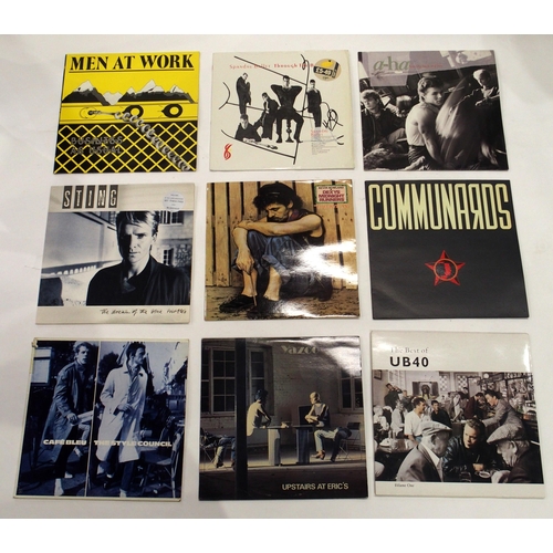 646 - VINYL LP RECORDS with The Stranglers, Cheap Trick, Squeeze, Supertramp, Blondie, The Dream Academy, ... 