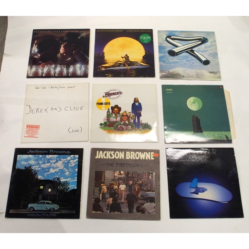 647 - VINYL LP RECORDS with Derek and Clive Live, The Who, Jackson Browne, James Taylor, Simon and Garfunk... 