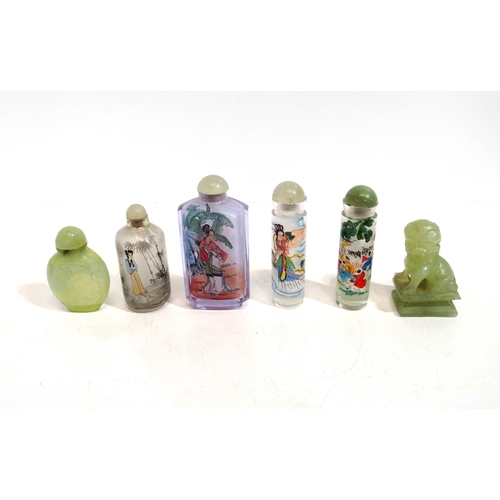 300 - A collection of internally painted snuff bottles