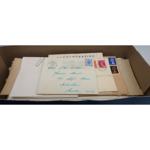 653 - Stamp collection in four stamp albums and some plain covers, well worth looking at, several better s... 