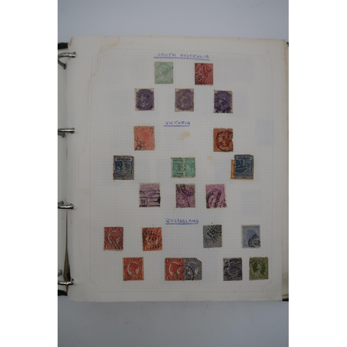 656 - A collection of Australia in Avon stamp album, mainly used but some modern mint, up to 1991, inc. ma... 