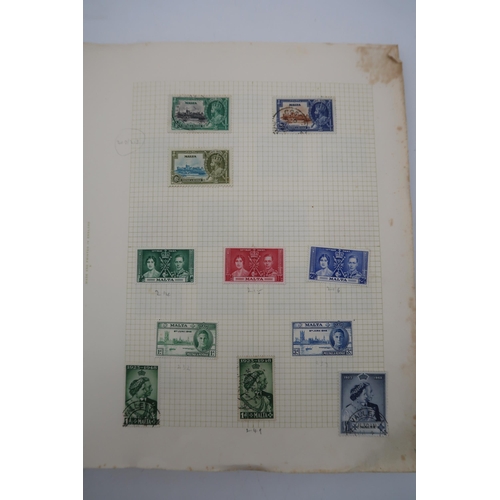 658 - Collection of Malta in SG ring 22 album, various Edward VII, George V heads, 1970 onwards mainly min... 