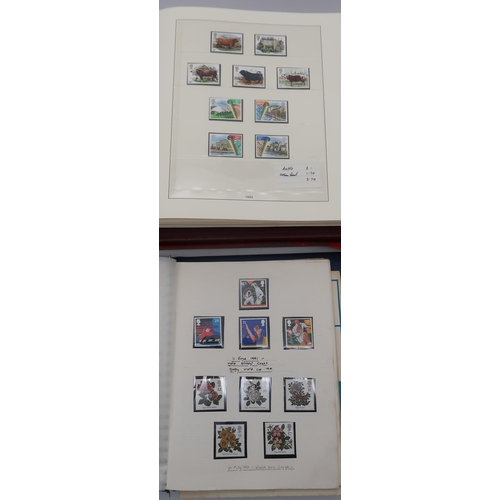 659 - Great Britain u/m mint collection in two albums from 1970-1994, inc. commems. defins and some region... 