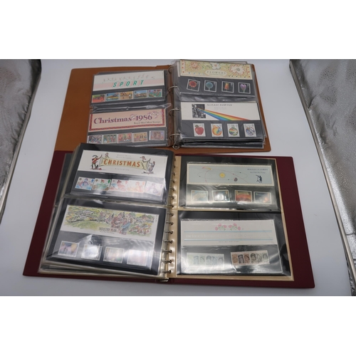 663 - GB large collection of presentation packs (approx. 150), 1984-87 special stamp albums and two year p... 