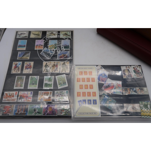 663 - GB large collection of presentation packs (approx. 150), 1984-87 special stamp albums and two year p... 