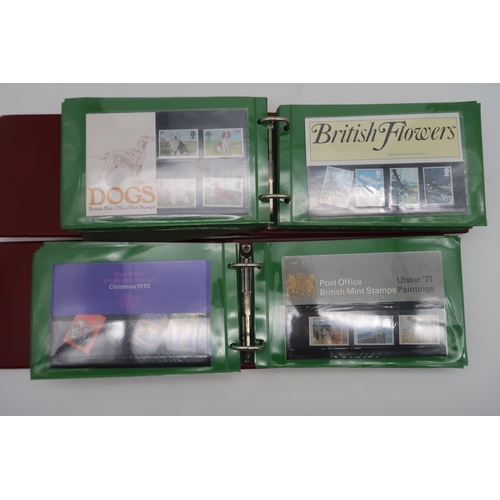 663 - GB large collection of presentation packs (approx. 150), 1984-87 special stamp albums and two year p... 