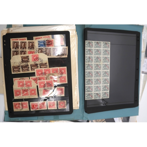 675B - Box containing an interesting group of lots bought at auction but not incorporated into collection, ... 