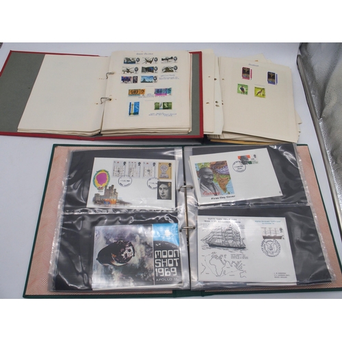 675J - A collection of stamp albums, worldwide, to include British and French Colonies, Straits Settlements... 