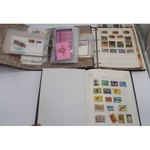 675J - A collection of stamp albums, worldwide, to include British and French Colonies, Straits Settlements... 