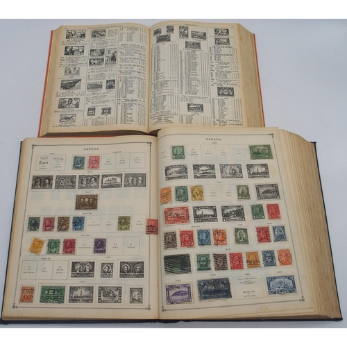 An International Junior Postage Stamp album partially filled